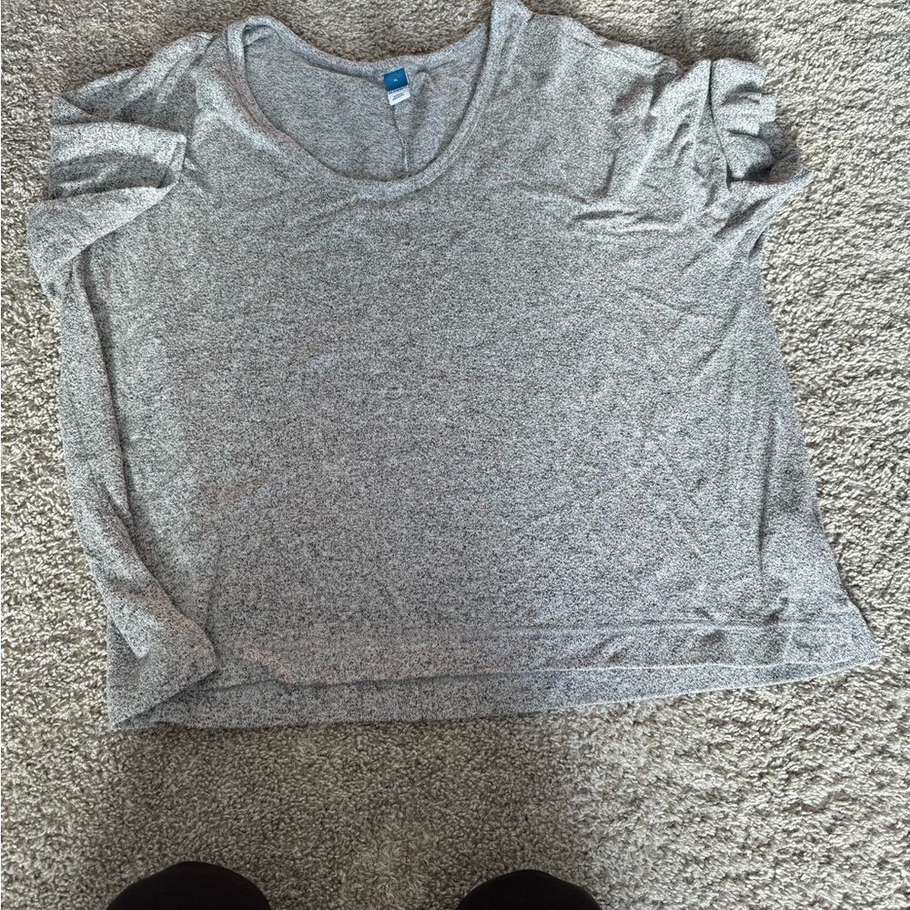 Old Navy Heather Gray Short Sleeve Top